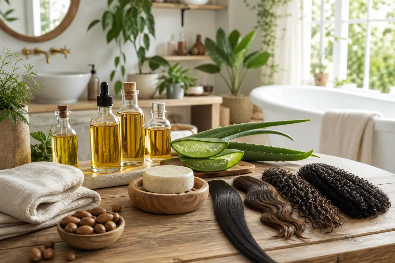 Soins capillaires naturels : huiles, aloe vera ou shampoing solide, que choisir selon vos cheveux ?